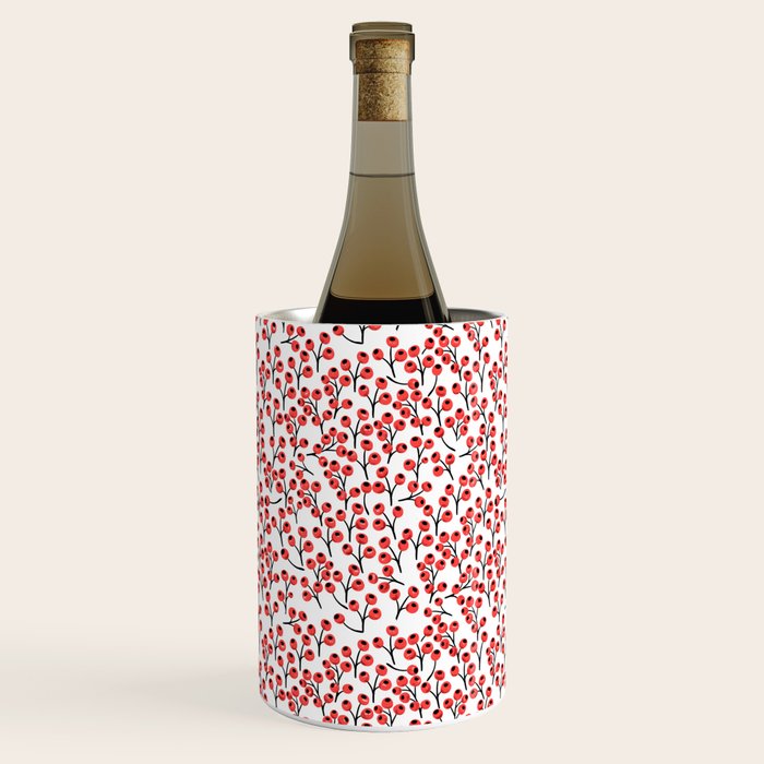 Christmas Red Fruit - Pattern No 4 Wine Chiller