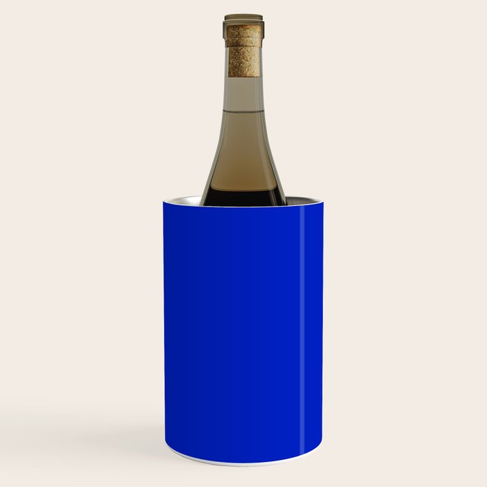 Solid Deep Cobalt Blue Color Wine Chiller