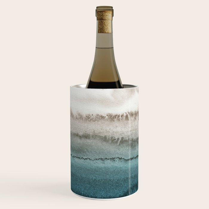 Within The Tides - Crashing Waves Teal Wine Chiller