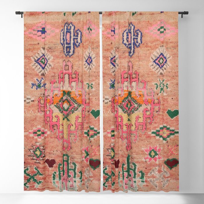 Moroccan Berber Traditional Carpet Window Curtain