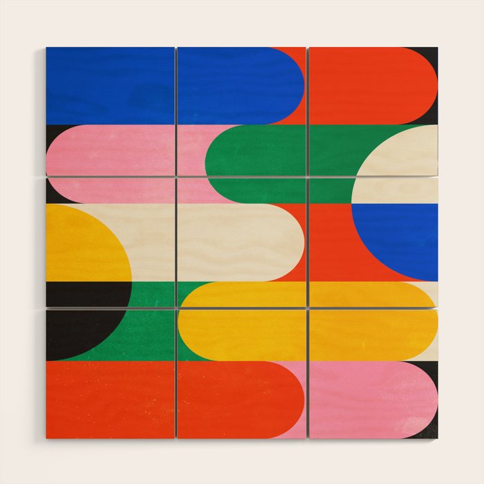 Bauhaus 03: Exhibition 1923 | Mid Century Series  Wood Wall Art