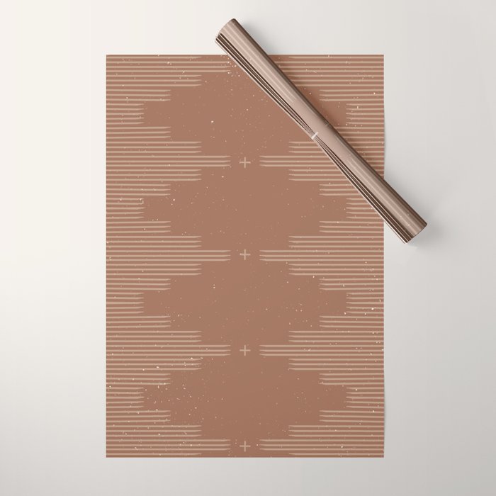 Southwestern Minimalist - Camel Brown Wrapping Paper