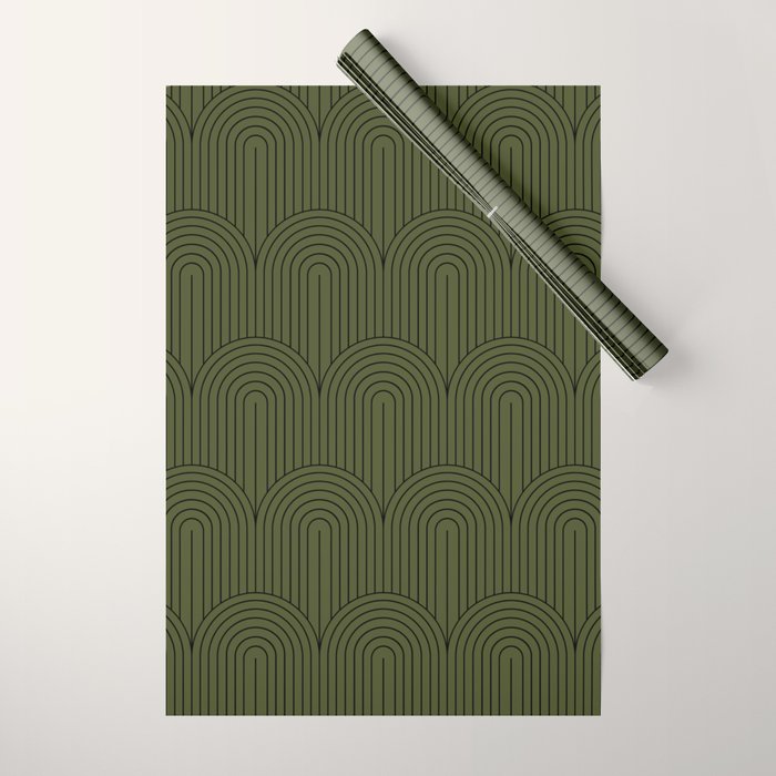 Art Deco Arch Pattern Viii Wrapping Paper