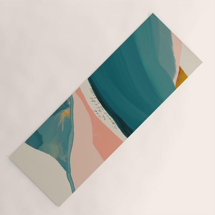 "There Is An Endless Depth To You."  Yoga Mat