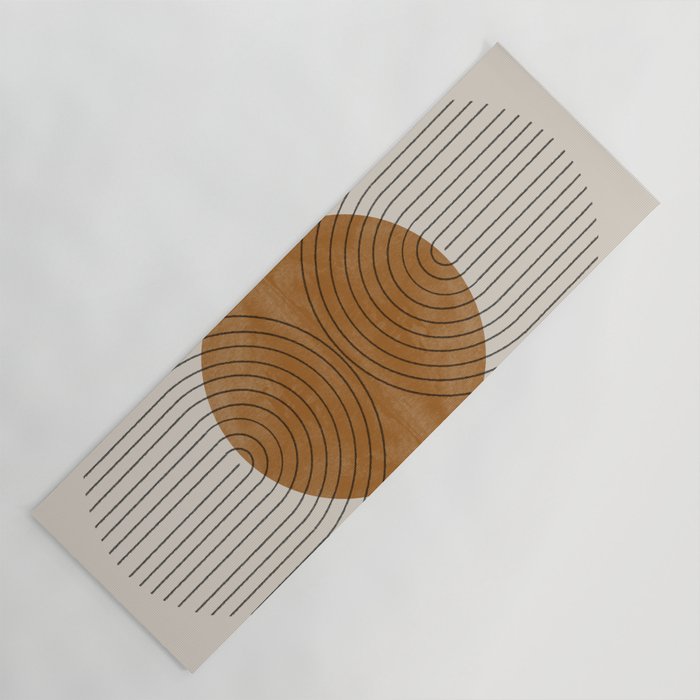 Perfect Touch  Mid Century Modern Yoga Mat