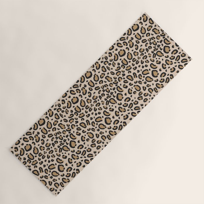 Leopard Print - Classic Cheetah Print, Animal Print Yoga Mat