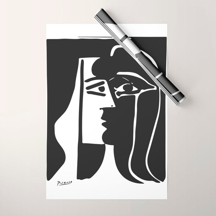 Picasso - Kiss 1979 Artwork Reproduction Wrapping Paper