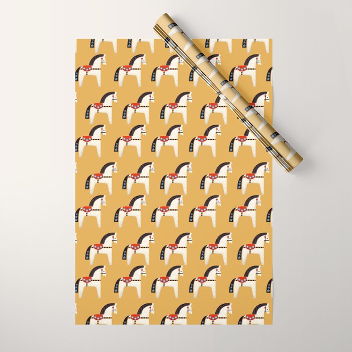 Festive Pony - Illustration Wrapping Paper