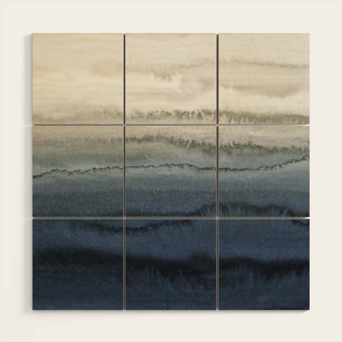 Within The Tides - Crushing Waves Blue Wood Wall Art