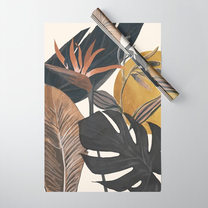 Abstract Tropical Art Iii Wrapping Paper