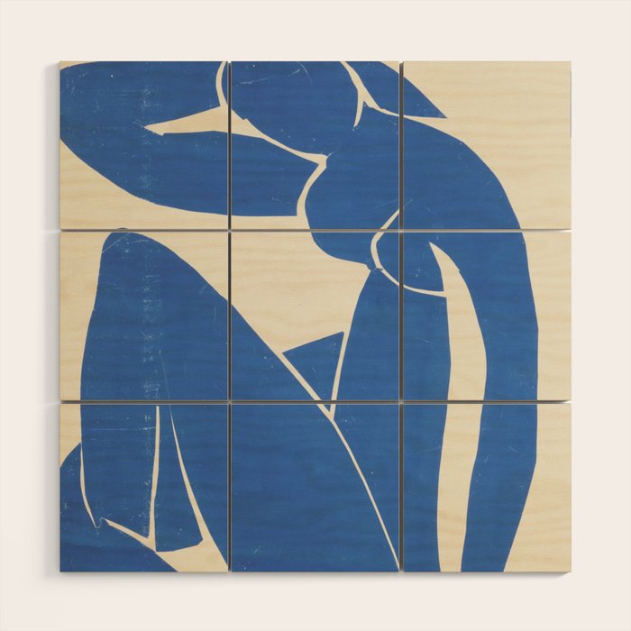 Blue Nude By Henri Matisse  Wood Wall Art