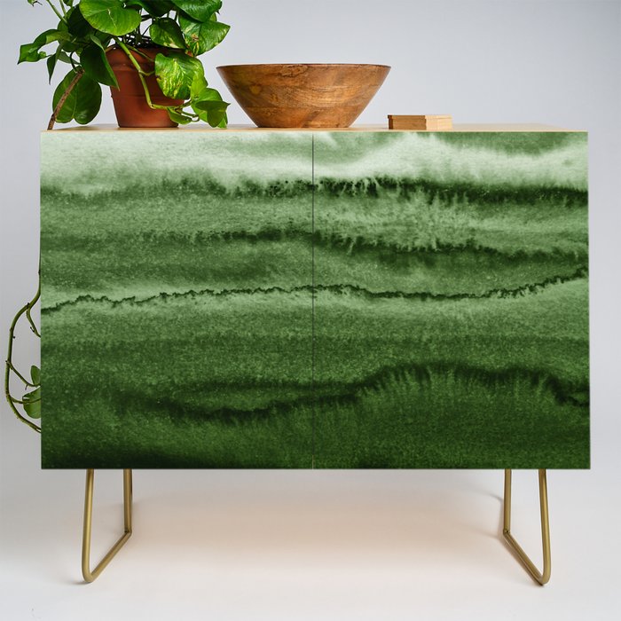 Within The Tides Forest Green By Monika Strigel Credenza