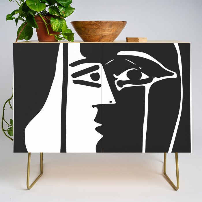 Picasso - Kiss 1979 Artwork Reproduction Credenza