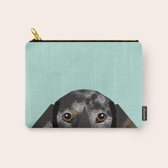 Doxie Dachshund Merle Dapple Dog Cute Must Have Dog Accessories Dog Gifts Cute Doxies Dachshunds Des Carry All Pouch