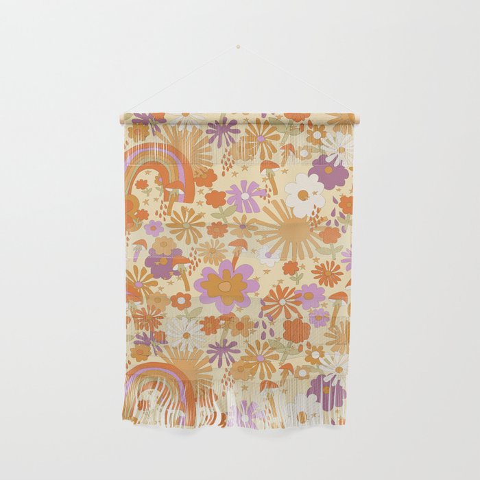 Rainbows, Sunshine And Stars Wall Hanging