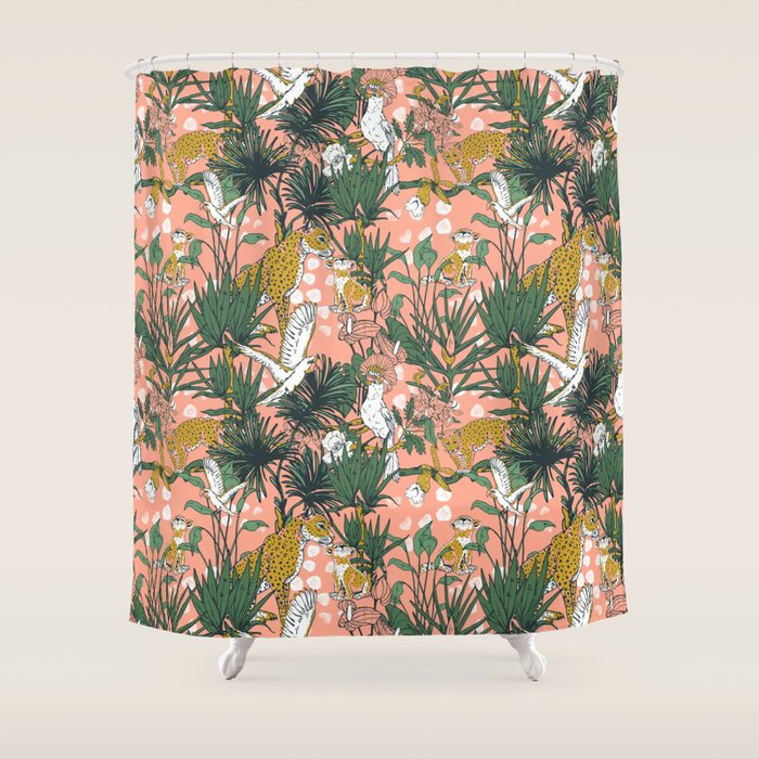 Animals In The Rainforest I Shower Curtain