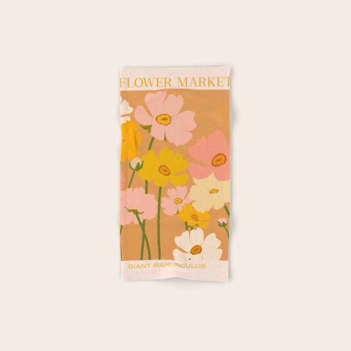 Flower Market - Ranunculus #1 Bath Towel