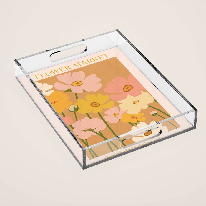 Flower Market - Ranunculus #1 Acrylic Tray