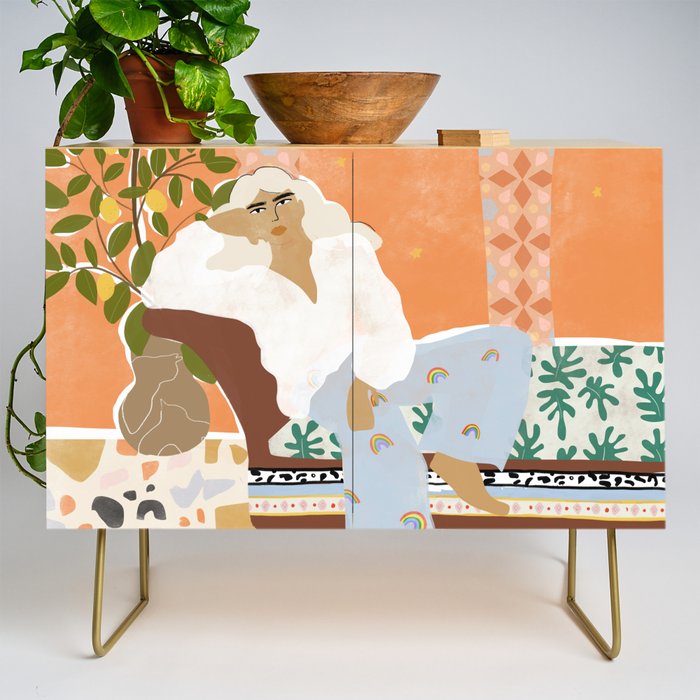 There Is Always Sunshine After Rain Credenza
