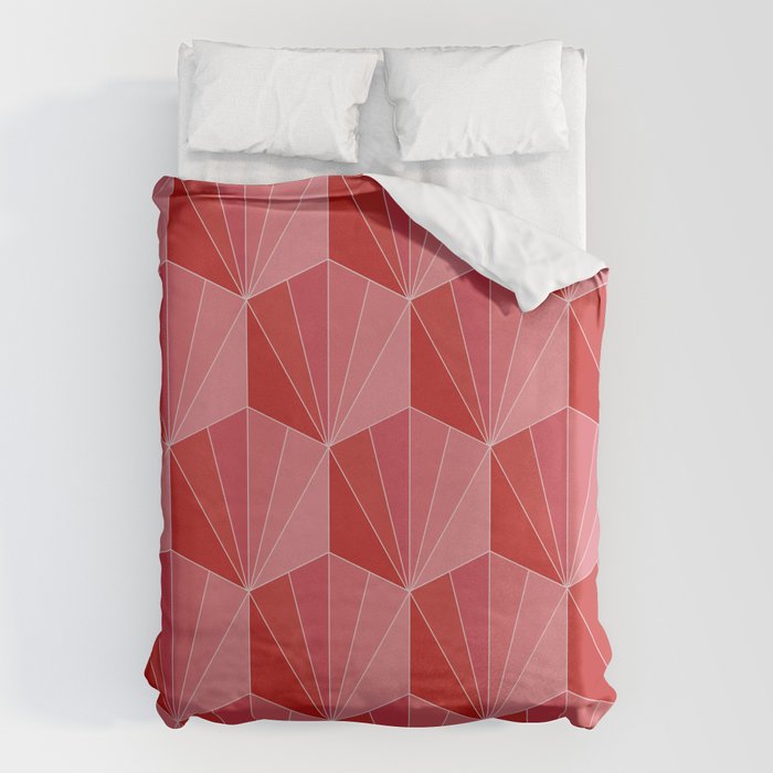 Gisela Color Block Pattern Xii Duvet Cover