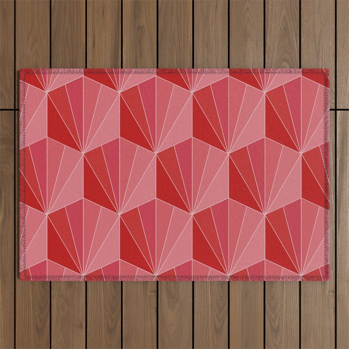 Gisela Color Block Pattern Xii Outdoor Rug