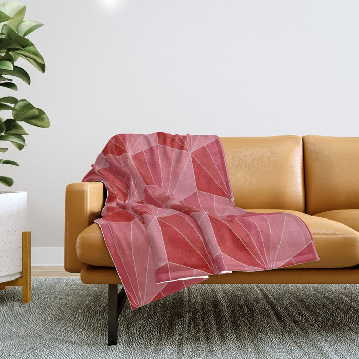 Gisela Color Block Pattern Xii Throw Blanket