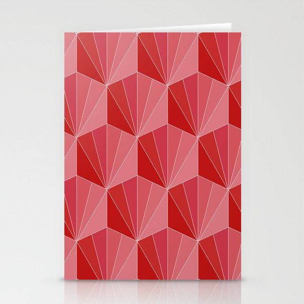 Gisela Color Block Pattern Xii Stationery Card