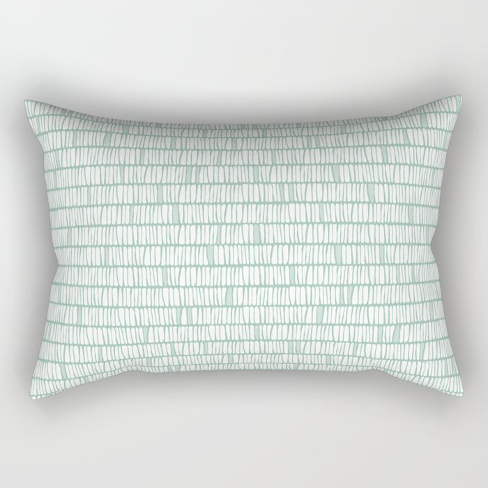 Sandbreak . Cool Mint Rectangular Pillow