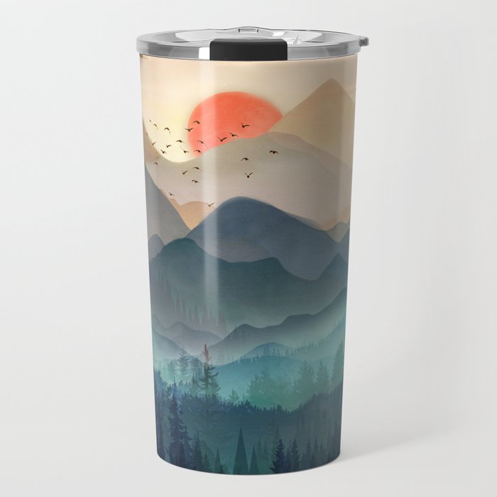 Wilderness Becomes Alive At Night Travel Mug