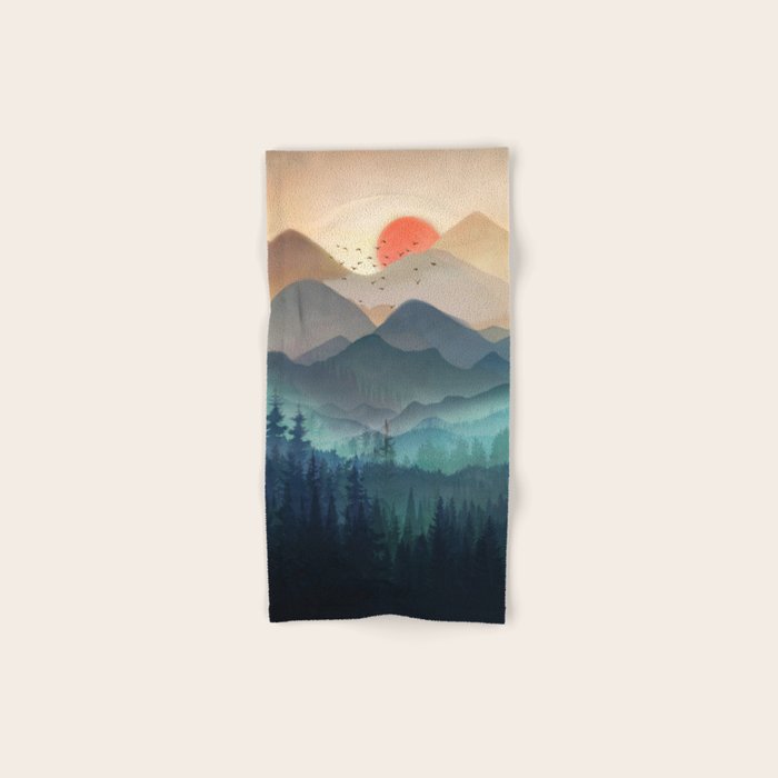 Wilderness Becomes Alive At Night Bath Towel
