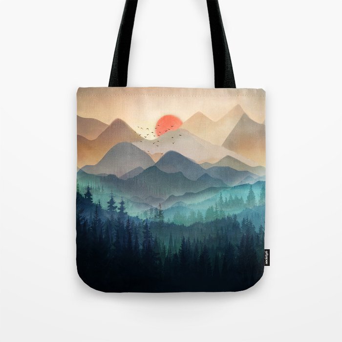 Wilderness Becomes Alive At Night Tote Bag