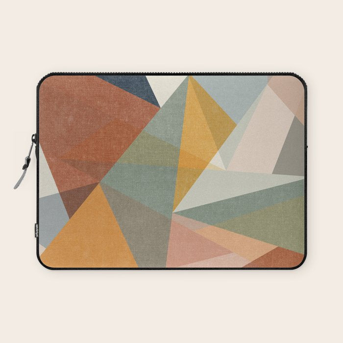 Modern Triangle Mosaic - Multi Laptop Sleeve