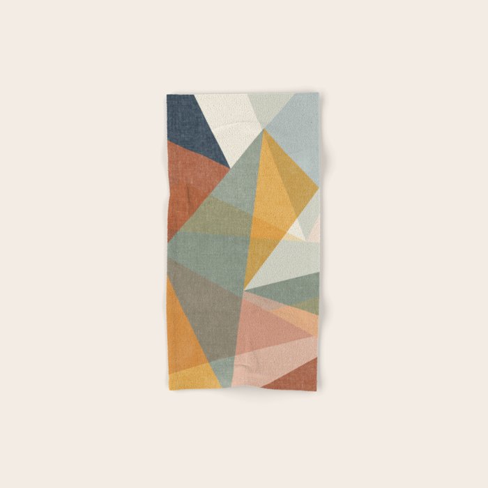 Modern Triangle Mosaic - Multi Bath Towel