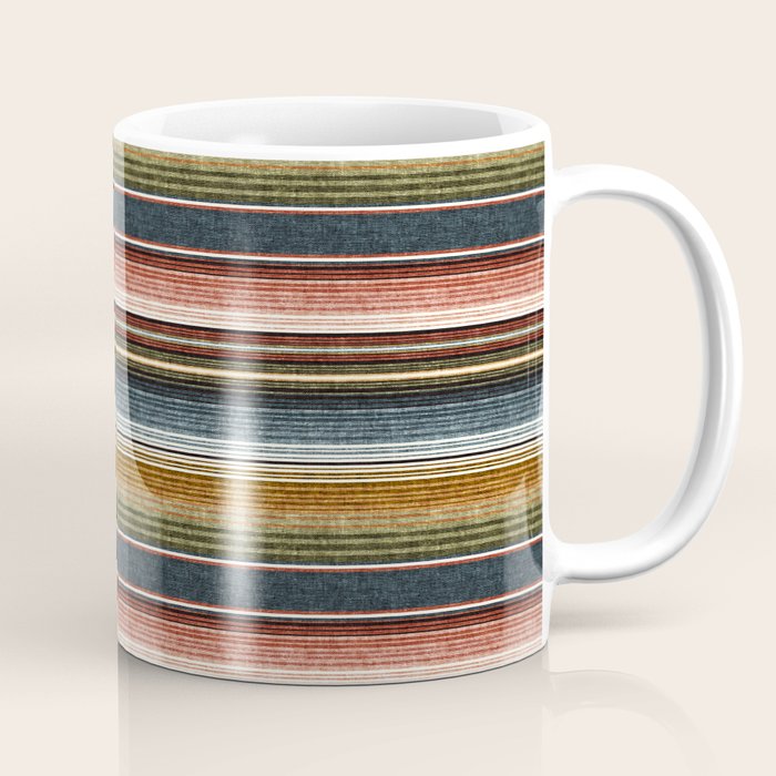 Serape Southwest Stripe - Earth Tones Coffee Mug