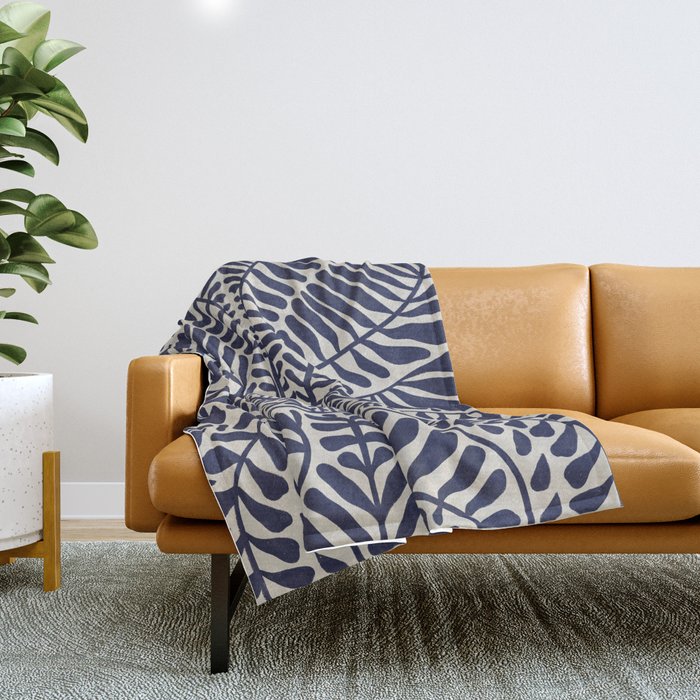 One Hundred-Leaved Plant #11 Throw Blanket