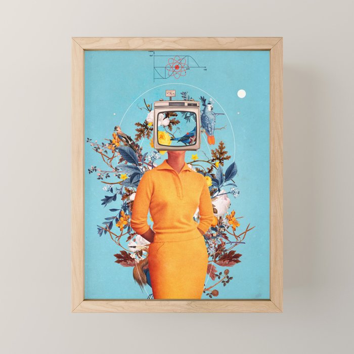 Don'T Feed The Monitors With Your Dreams Mini Art Print