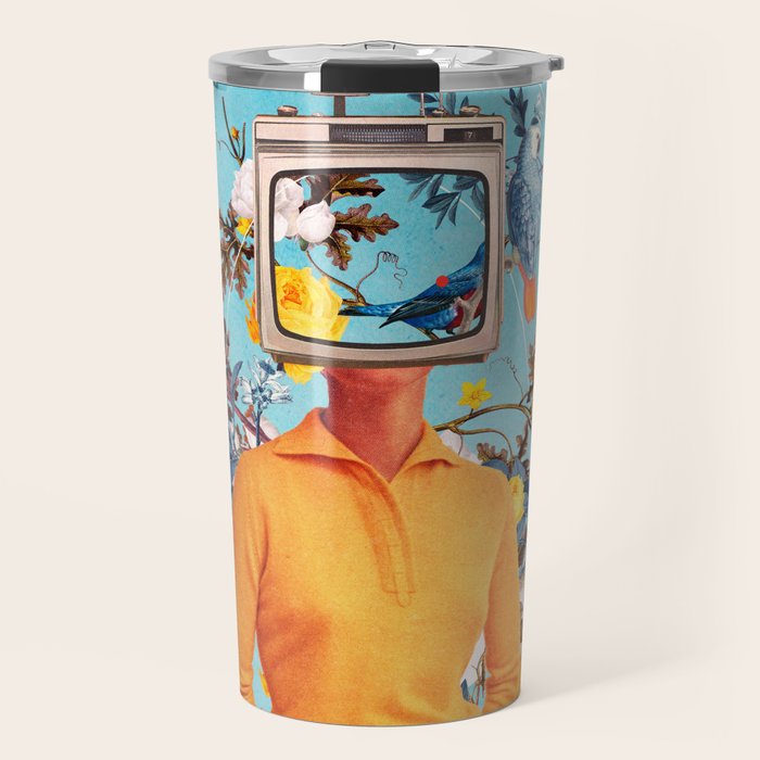 Don'T Feed The Monitors With Your Dreams Travel Mug