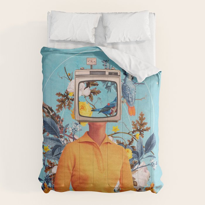 Don'T Feed The Monitors With Your Dreams Comforter