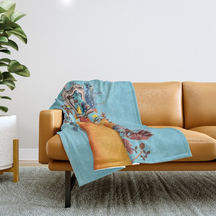 Don'T Feed The Monitors With Your Dreams Throw Blanket