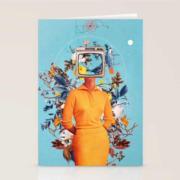 Don'T Feed The Monitors With Your Dreams Stationery Card