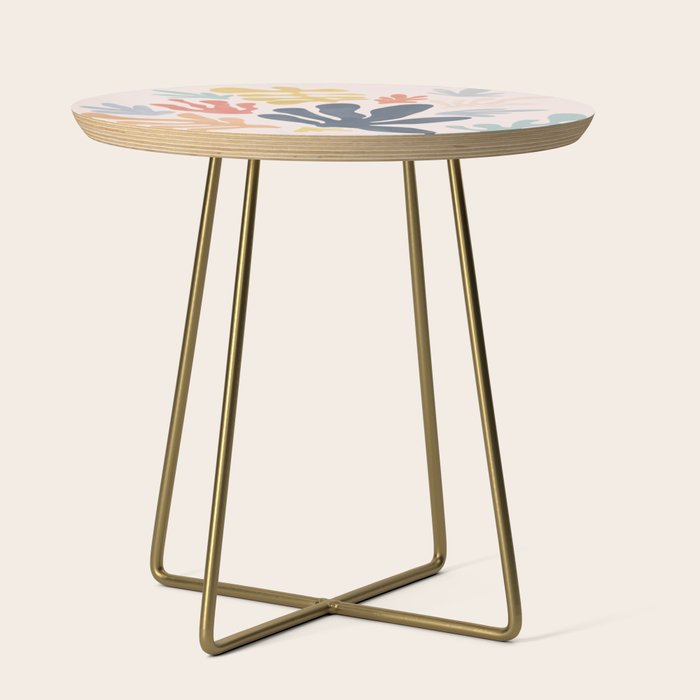 Matisse Cutouts Homage - Abstract Painting Side Table