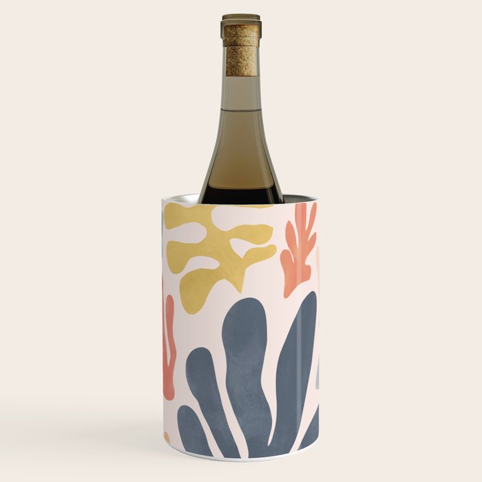 Matisse Cutouts Homage - Abstract Painting Wine Chiller
