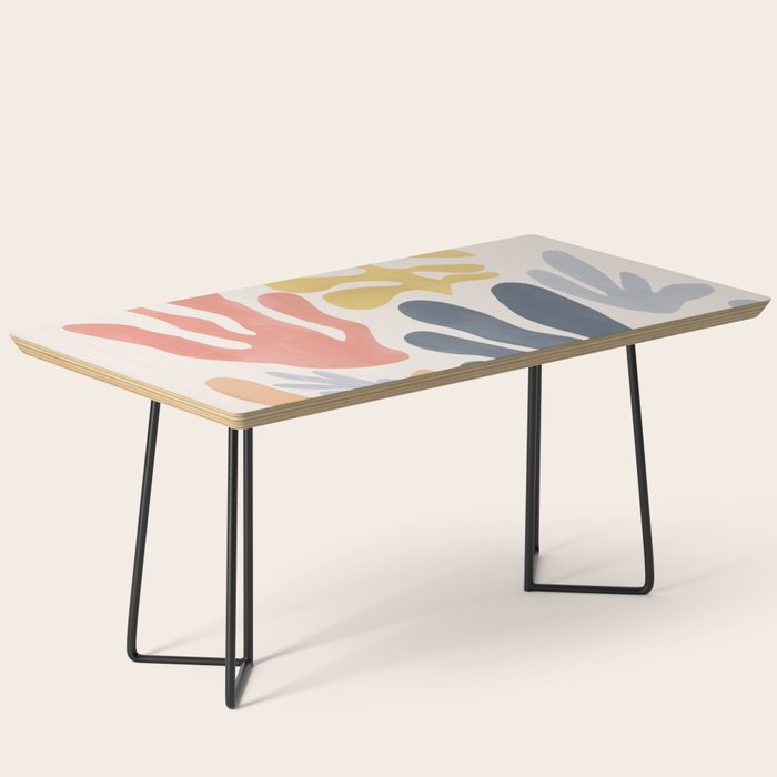 Matisse Cutouts Homage - Abstract Painting Coffee Table