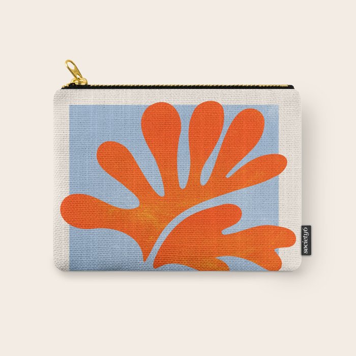 Red Coral Leaf: Matisse Paper Cutouts Ii Carry All Pouch