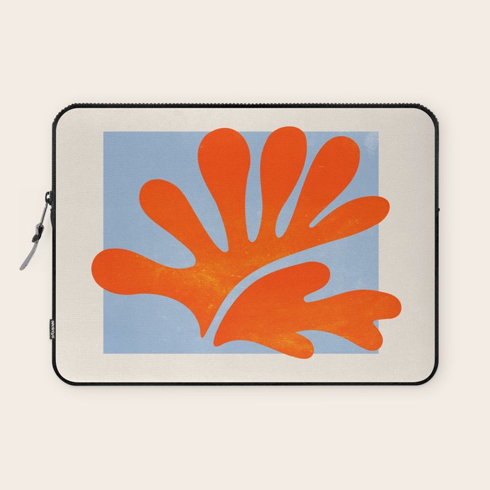 Red Coral Leaf: Matisse Paper Cutouts Ii Laptop Sleeve