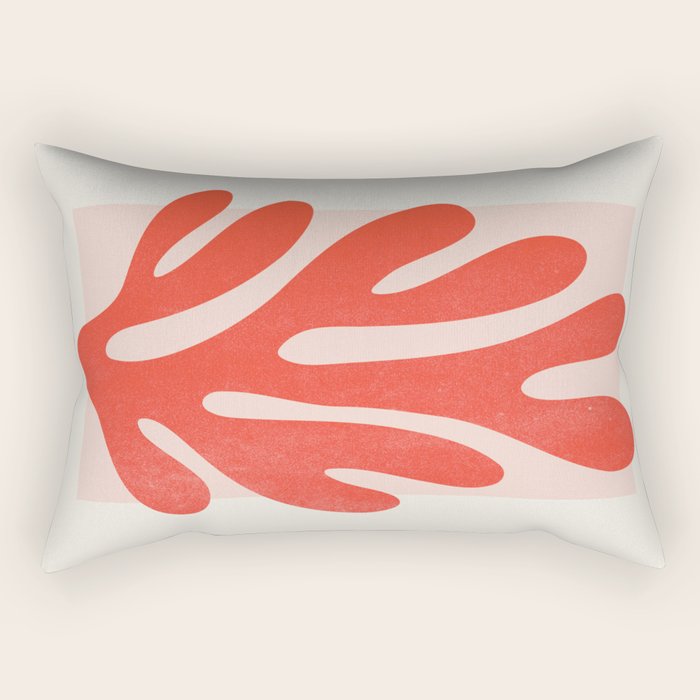 Jazz Leaf: Matisse Edition | Mid Century Series Rectangular Pillow
