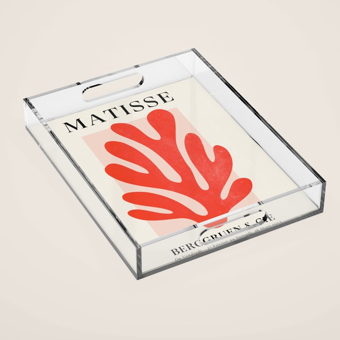 Jazz Leaf: Matisse Edition | Mid Century Series Acrylic Tray