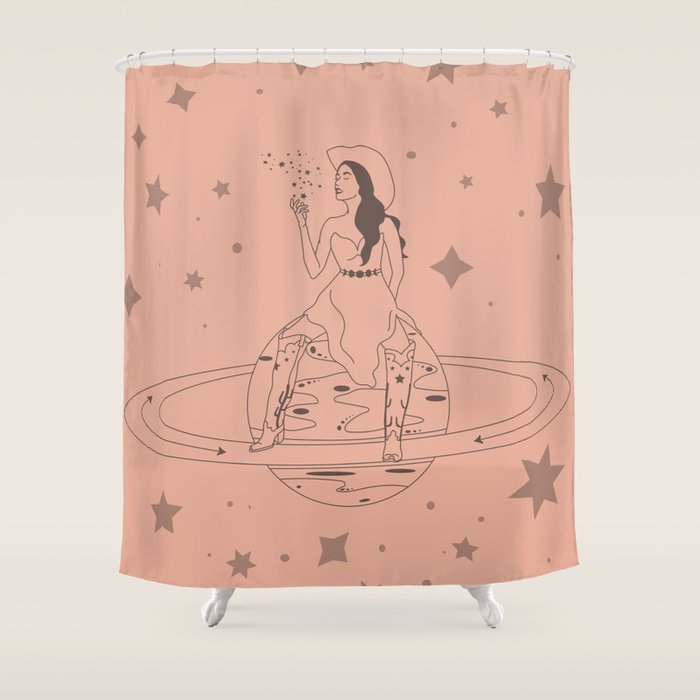 Janet From Another Planet Shower Curtain