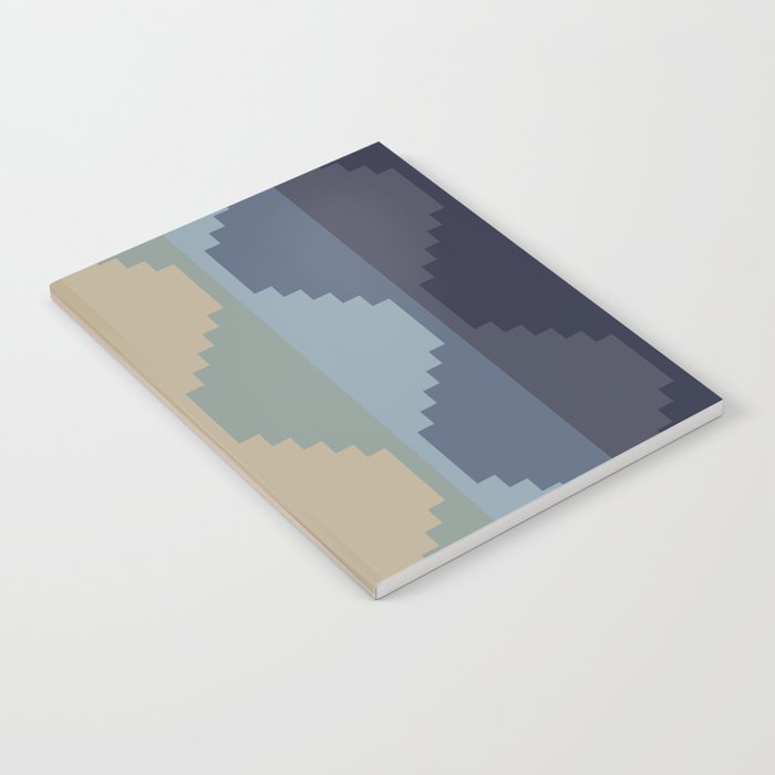 Geometric Aztec Pyramid Pattern Iii Notebook
