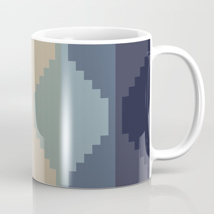 Geometric Aztec Pyramid Pattern Iii Coffee Mug
